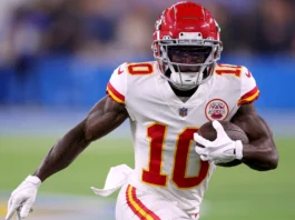 The Kansas City Chiefs' Tyreek Hill could be on the move