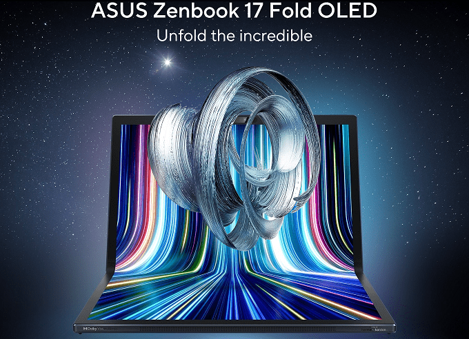 Asus is releasing a new foldable OLED screen laptop this year