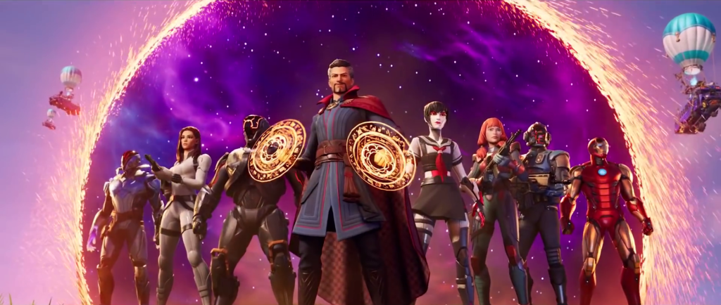 Strange mix of Marvel characters appear in Fortnite