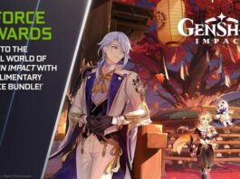 Genshin Impact rewards from Nvidia Geforce