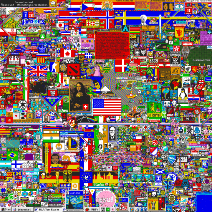 Reddit brought back r/Place after 5 long years in April