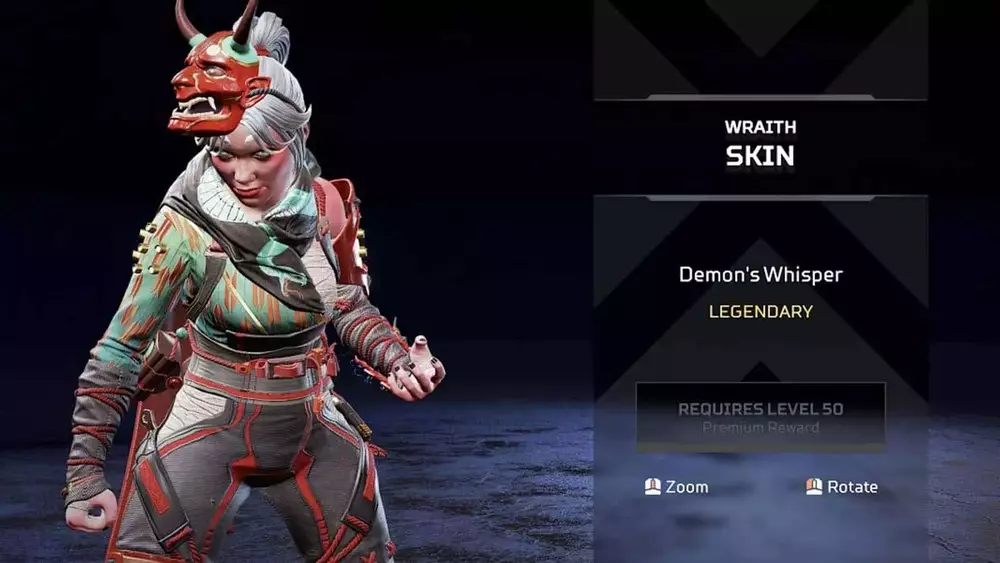 Apex Legends Player Discovers Hilarious Bug of Wraith Demon Whisper Skin