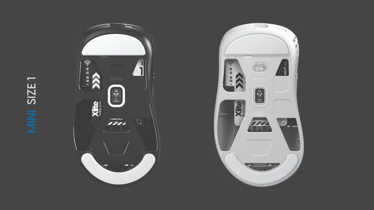 Xlite V2 Mini Wireless gaming mouse weighs only 55g