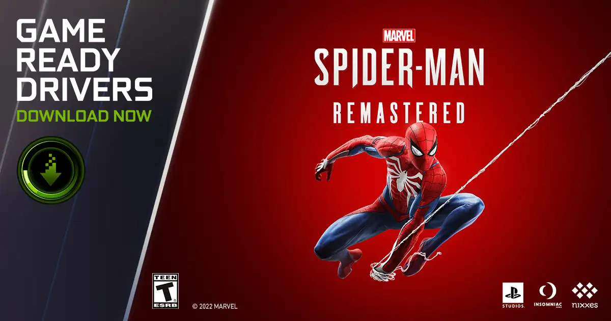 Nvidia Drivers Spider-Man Remastered