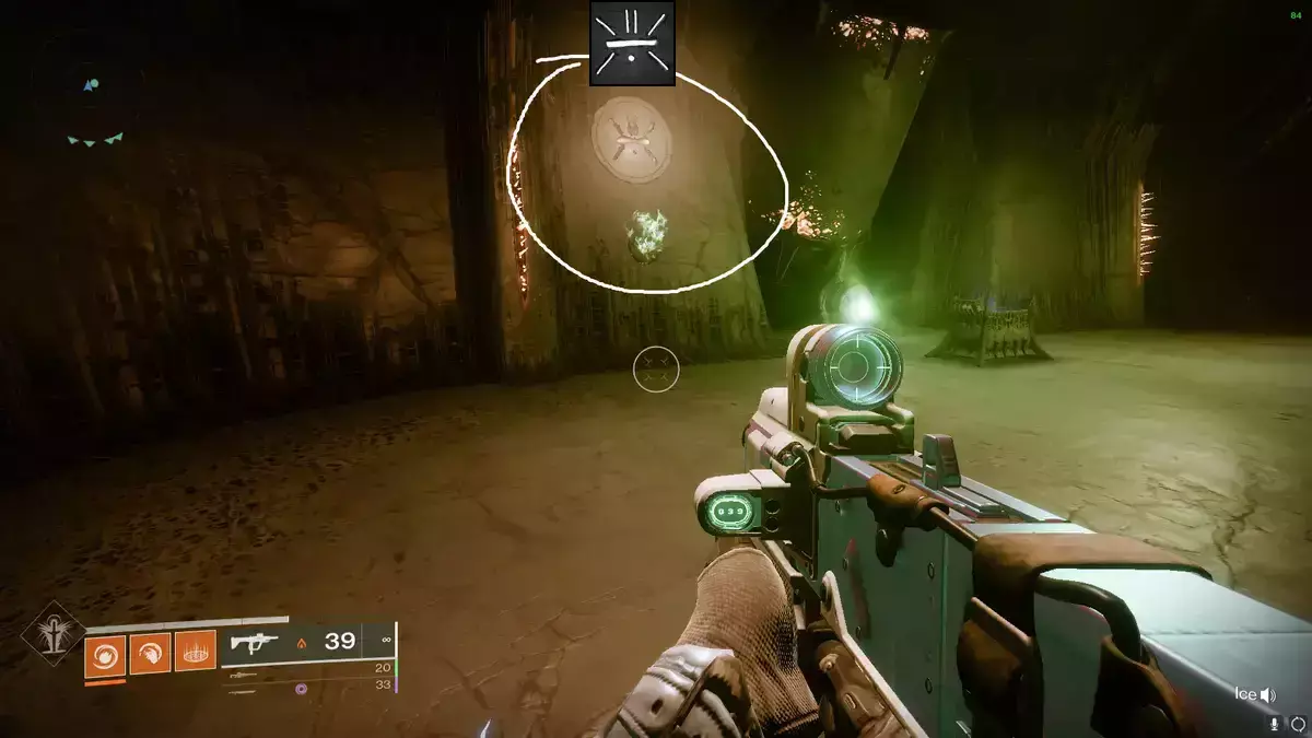 Seventh Symbol location for Oryx chest