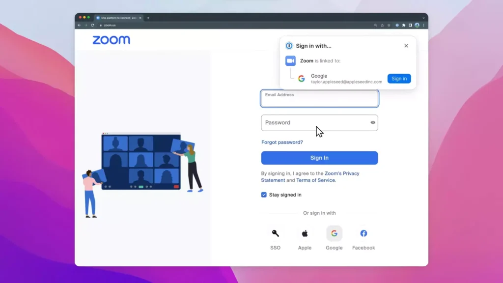 1Password ‘Sign in with’ browser extension makes login faster