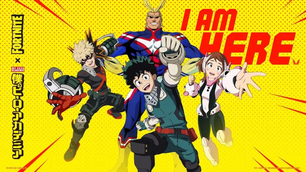 Fortnite just revealed it’s Anime Collaboration with My Hero Academia