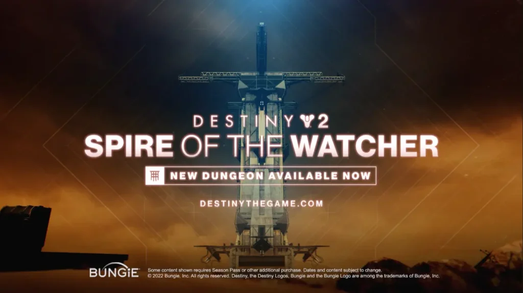 destiny 2 dungeon spire of the watcher launch