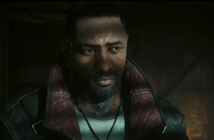 Idris Elba as Solomon Reed in Cyberpunk 2077 Phantom Liberty 2023